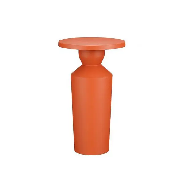 Feroza side table orange - h51xd30cm