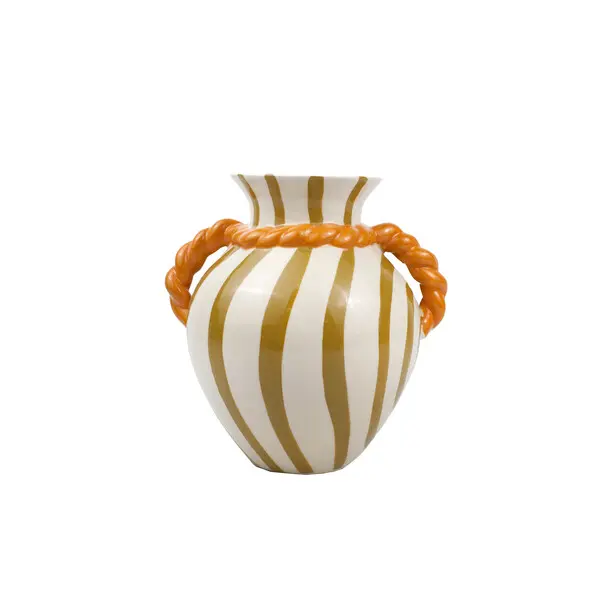 Lito vase ochre - l18xw15xh18,5cm