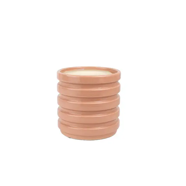 Soren pot round pink - h14xd14cm