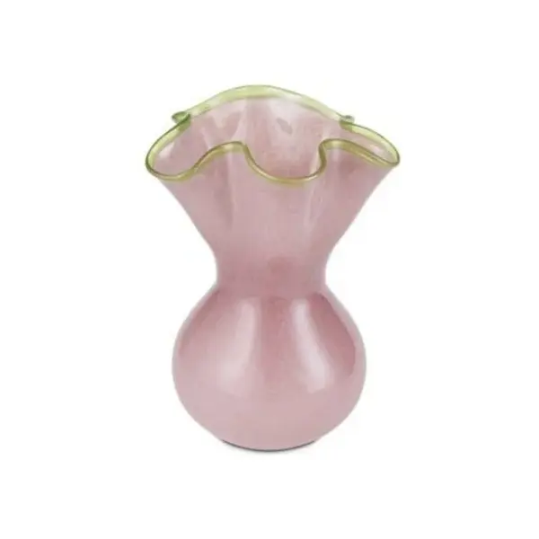PASTELLO PINK VOLANT VASE    