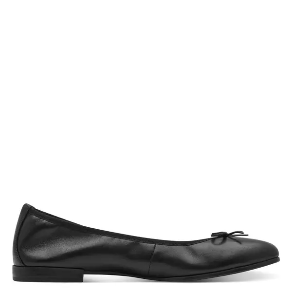 Classic Leather Ballerina with bow Image
