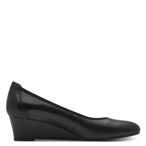 Leather Wedge Pumps Image