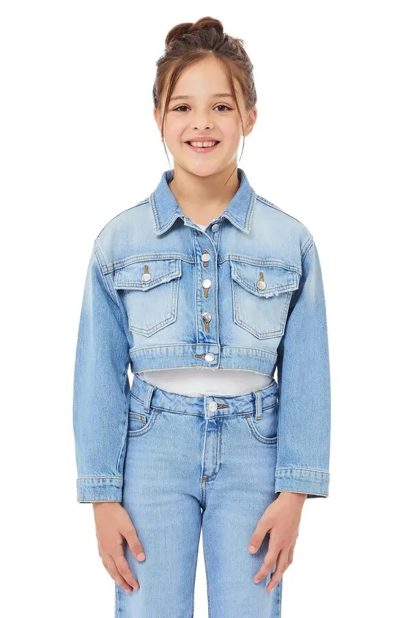 Cropped Denim Jacket