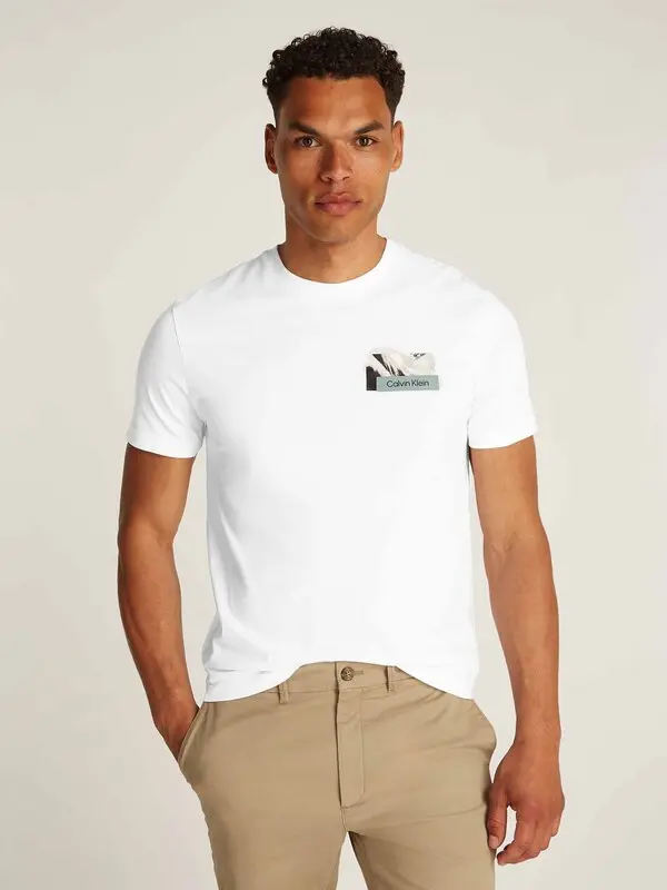 Cotton T-Shirt With Back Logo Graphic
