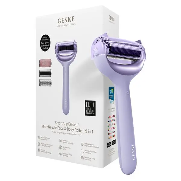 MicroNeedle Face & Body Roller | 9 in 1 - PURPLE 