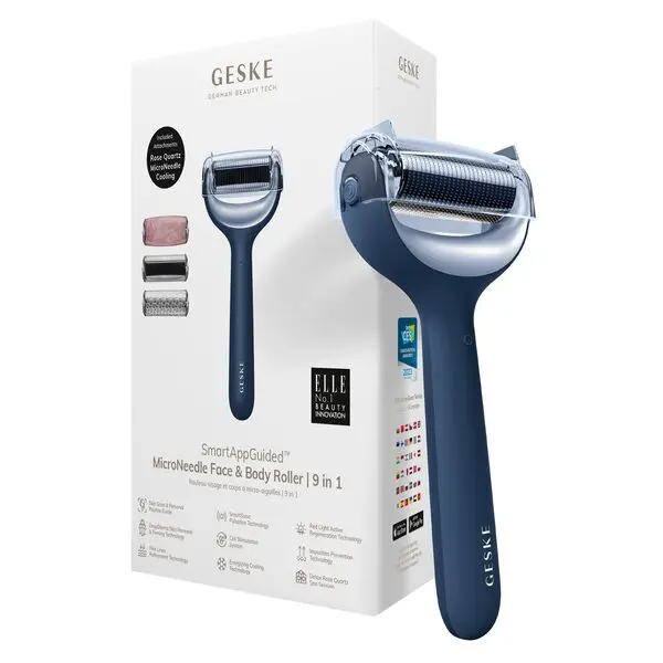 MicroNeedle Face & Body Roller | 9 in 1 - MIDNIGHT 