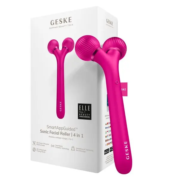 Sonic Facial Roller | 4 in 1 - MAGENTA 