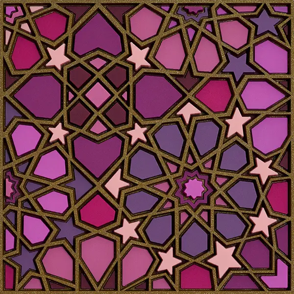  Coaster Moucharabieh Parme 2Pcs 9x9cm
