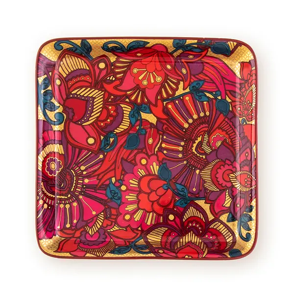  Square Platter Small Kashmir- 11.5 cm