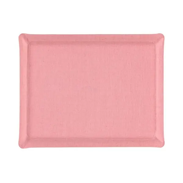 ACRYLIC TRAY 46*36 LINEN PINK