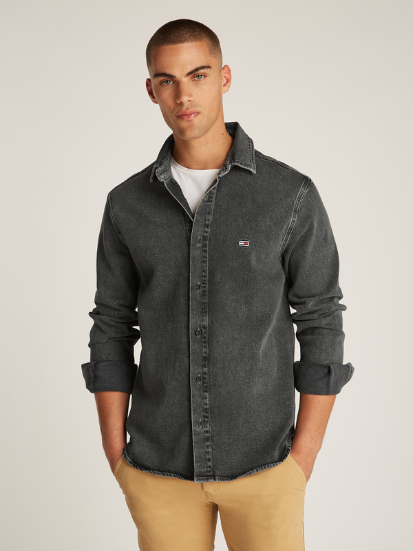 Regular Fit Stretch Cotton Overshirt