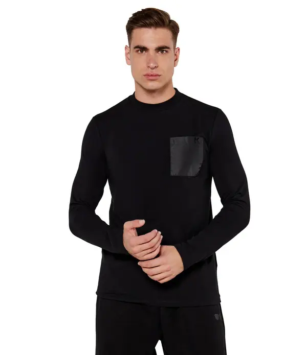 Karl Lagerfeld - Pocket Long-Sleeve T-Shirt