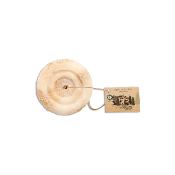 Cedar Herbal Soap With Loofah  70g