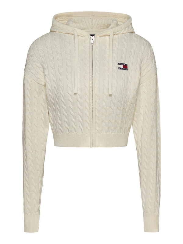  Regular Fit Cotton Hooded Cardigan 