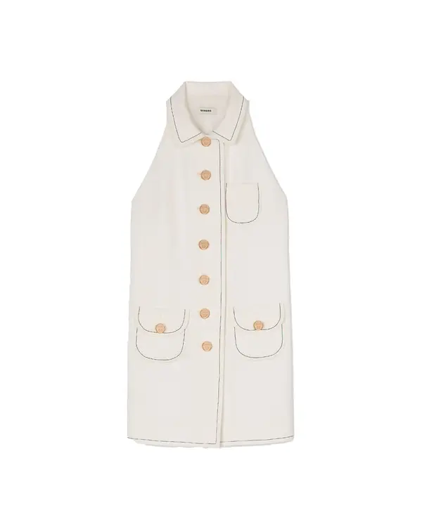 Collar Short Dress