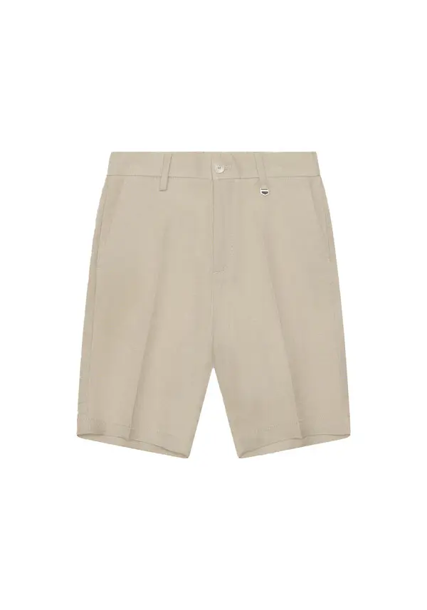 Slim Fit Linen Shorts