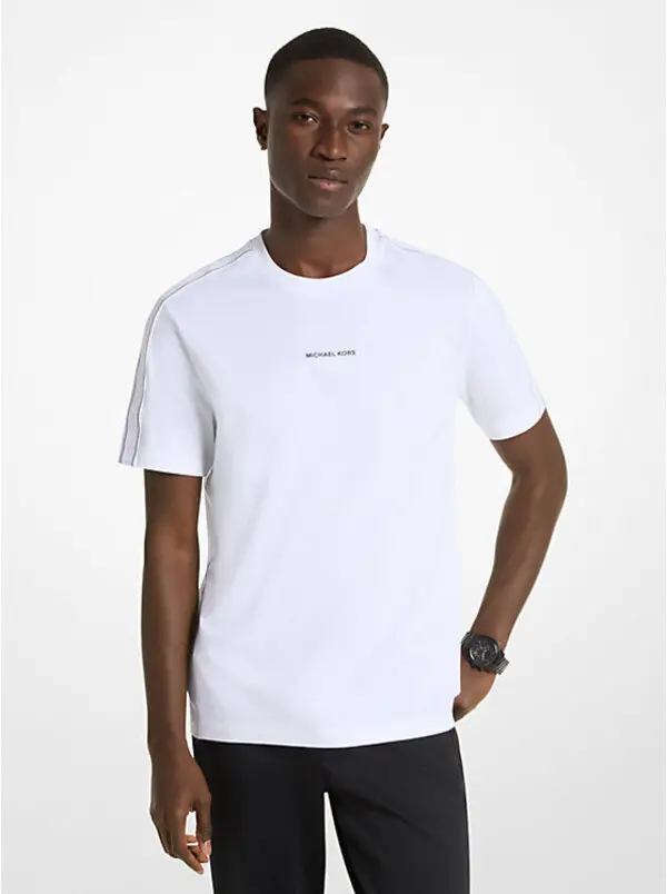  Logo Tape Cotton T-shirt