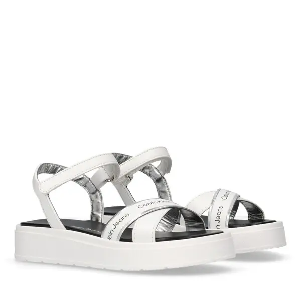 Leather Criss Cross Sandals