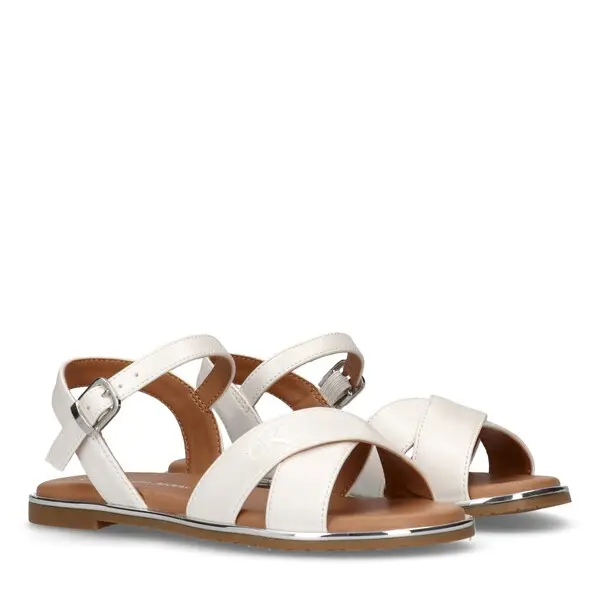 Leather Criss Cross Sandals
