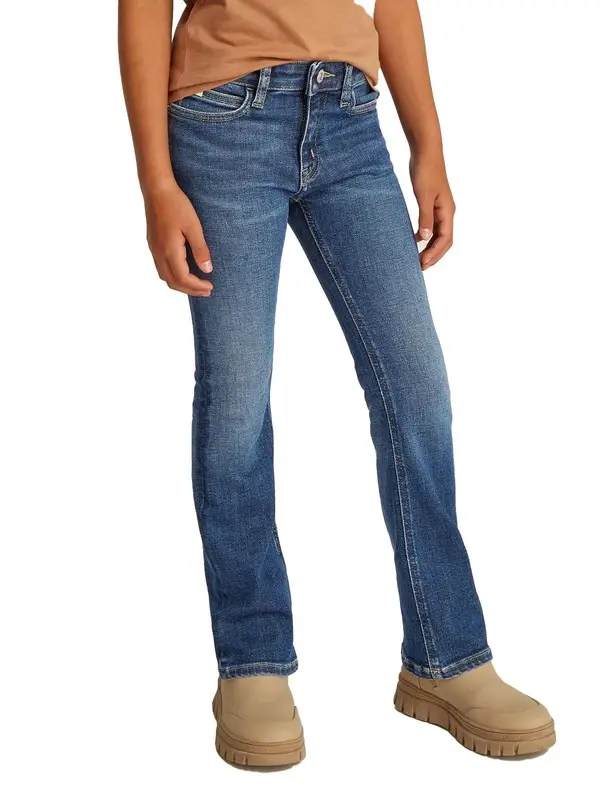  Mid Rise Flared Jeans