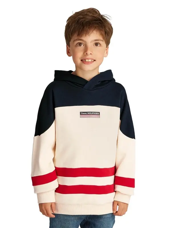 Monotype Striped Hoodie