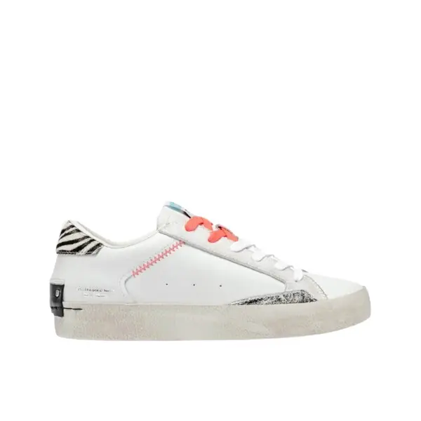 Distressed Tropical Zebra Sneakers