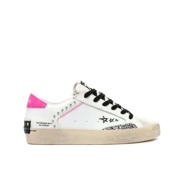 Distressed Pink Me Up Sneakers