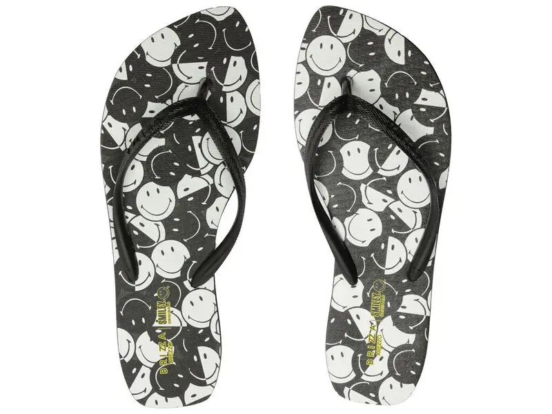 Smiley Prints Flip Flops