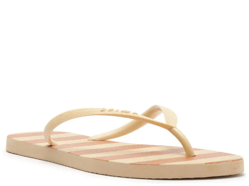 Striped Flip Flops