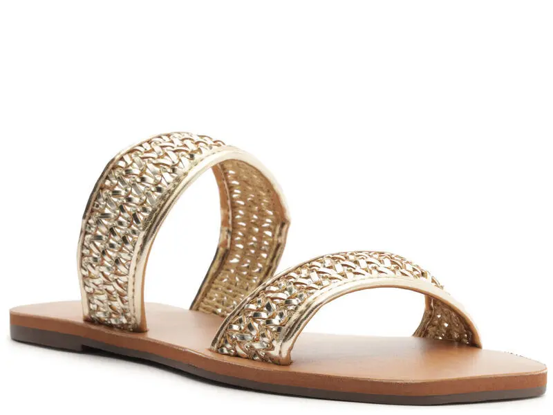 Weave Strappy Flats