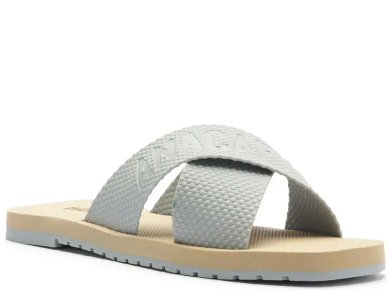 Injected Cross Straps Flats
