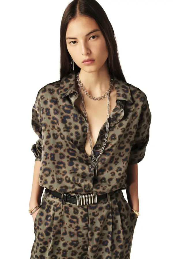 Billie Leopard Print Shirt