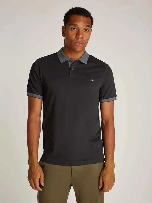  Slim Stretch Cotton Pique Polo