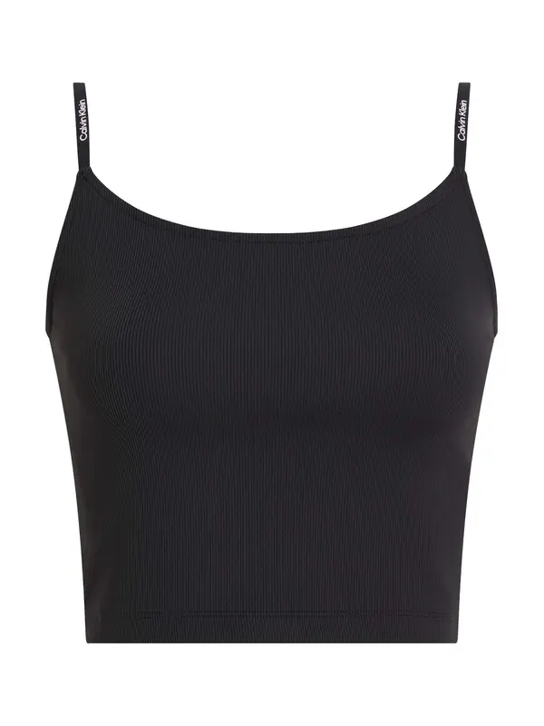 Logo Elastic Strappy Top
