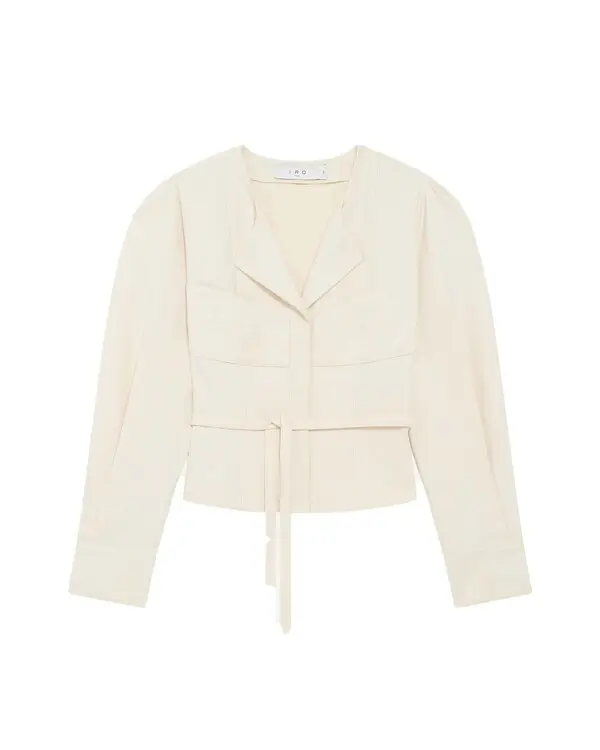 Long Sleeve Belted Top