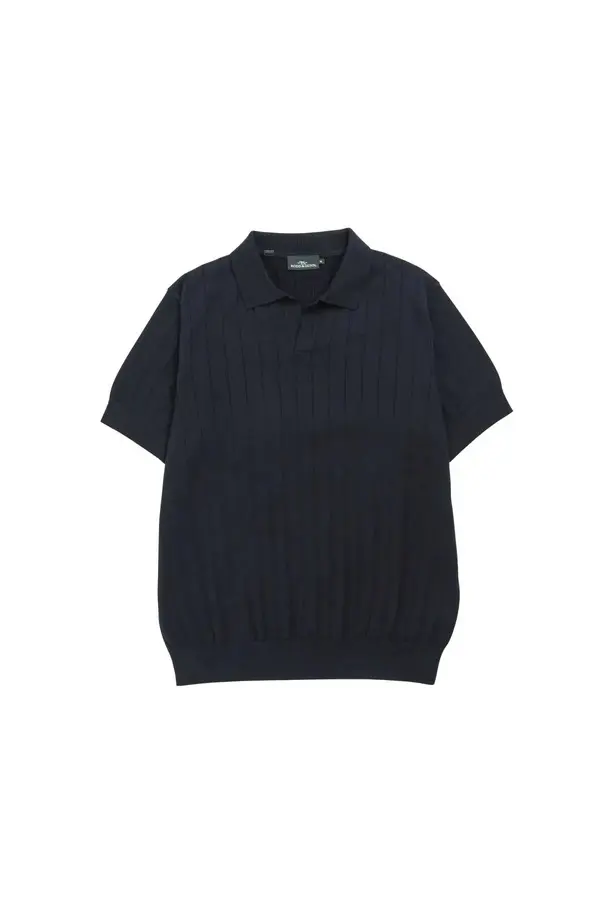 Freys Crescent Knit Polo
