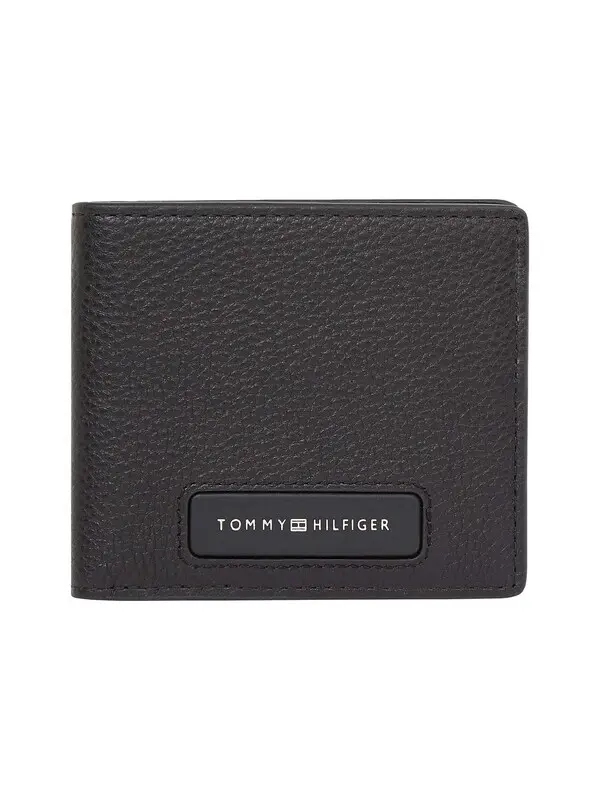 Leather Monogram Mini Card Wallet