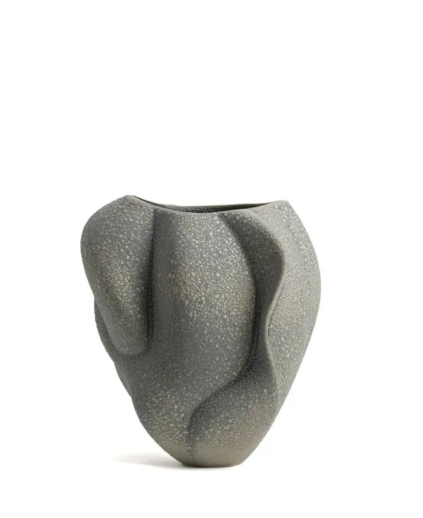 The Embrace Vase - Volcanic Grey