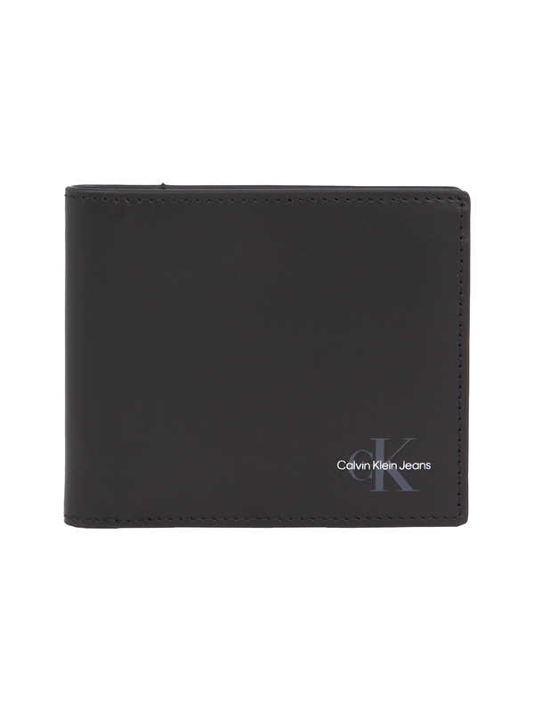 Mono Logo Leather Bifold Wallet