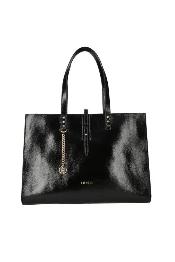Patent Leather Tote Bag Image