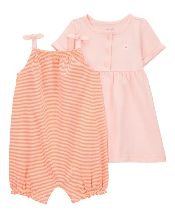 Baby 2-Piece Dress & Romper Set