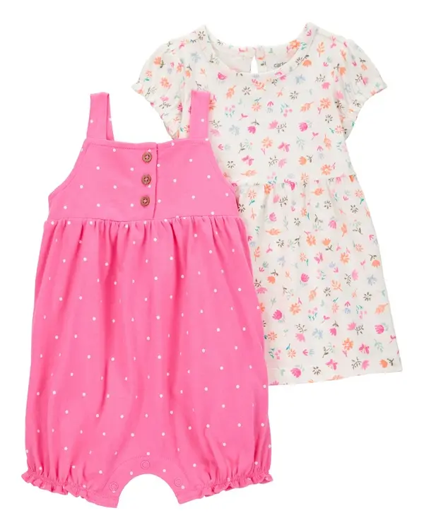 2-Piece Dress & Romper Set