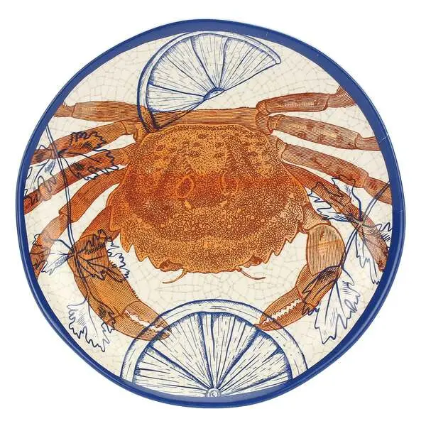 OCEAN LIFE SET 2 DESSERT PLATES