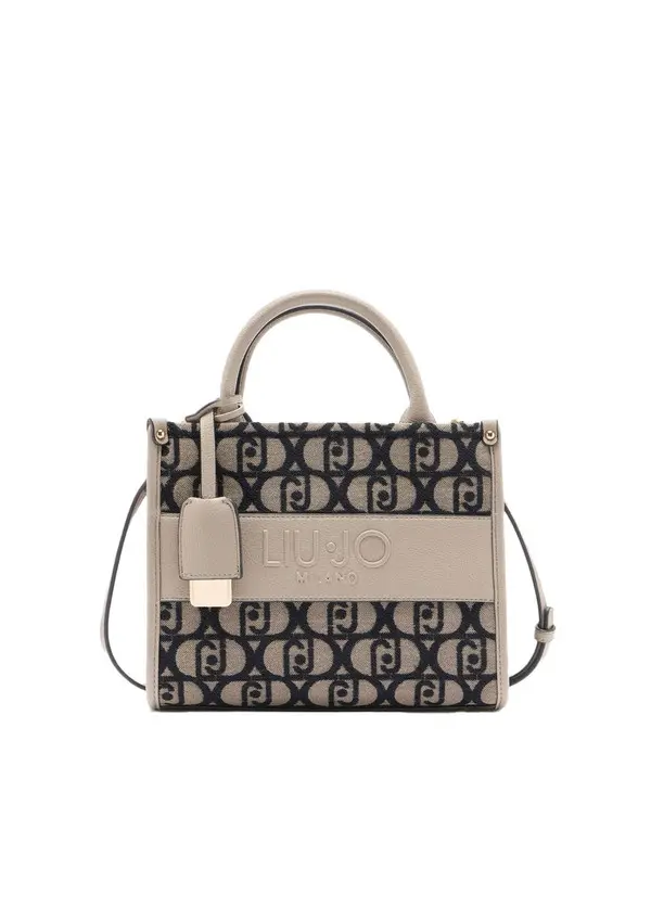 Small jacquard tote bag Image
