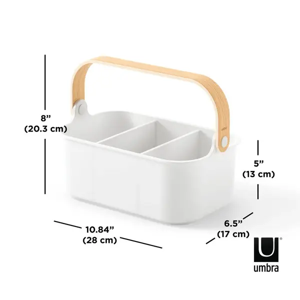 BELLWOOD BIN 14x10 WHT/NAT