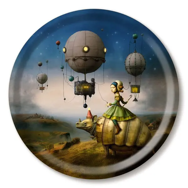 Tray Ø 39cm Brave new world
