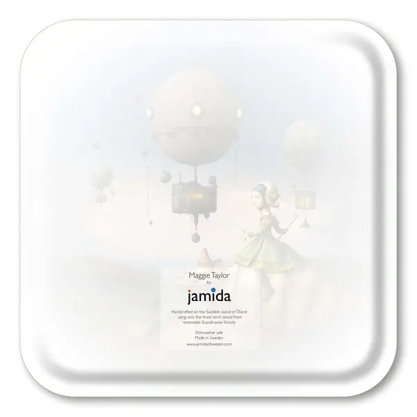 Tray 38x38cm Brave new world