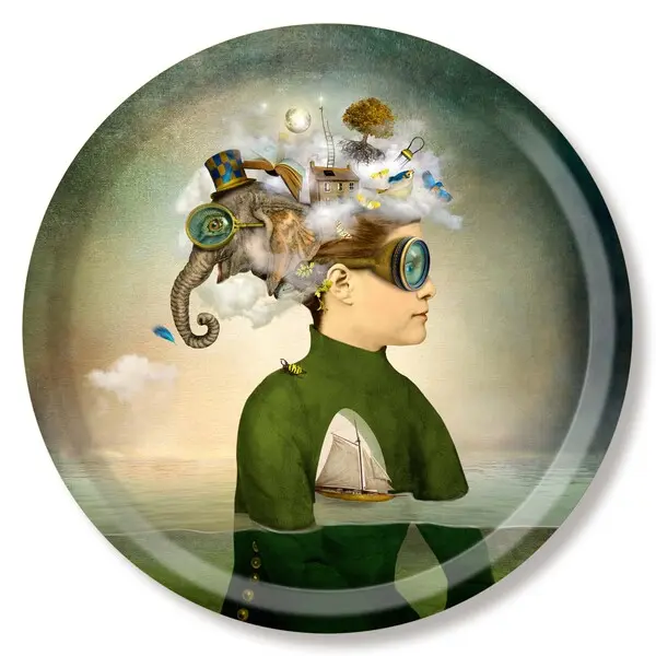 Tray Ø 39cm The day sailor