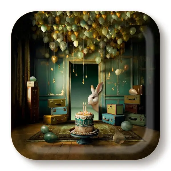 Tray 20x20cm It´s my party