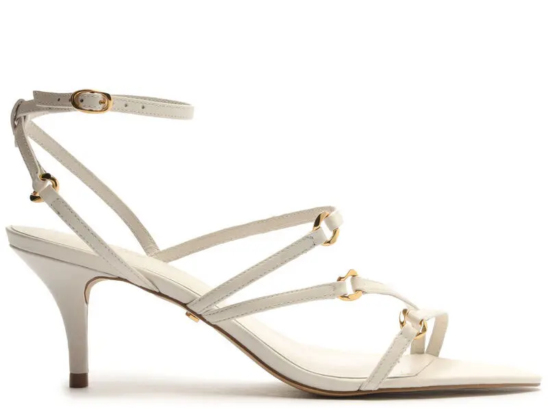  Mid-Heel Thin Straps Sandals